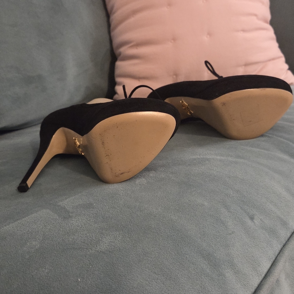 Charlotte Olympia Black Heels Size 37.5 Like new condition - Picture 3 of 4